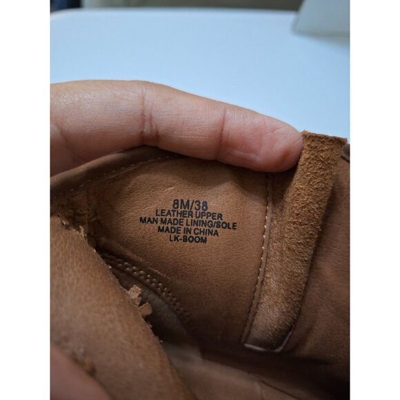 Lucky Brand Booties Women's 8 Brown Retro Country Western Casual Cabincore Boho - Picture 9 of 11